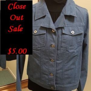 NWT Christopher & Banks Denim Jacket